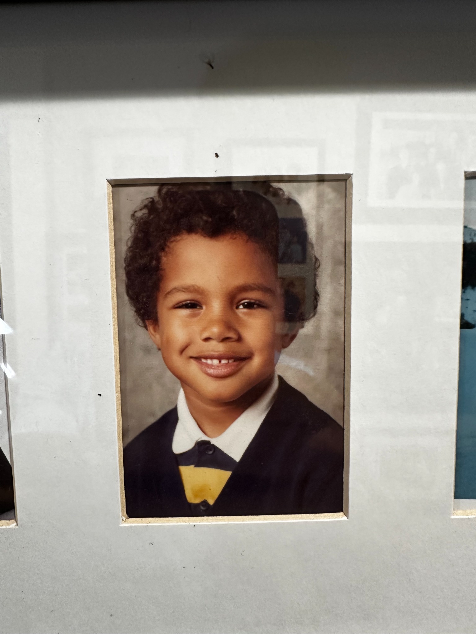 Joseph McGinnis as a child